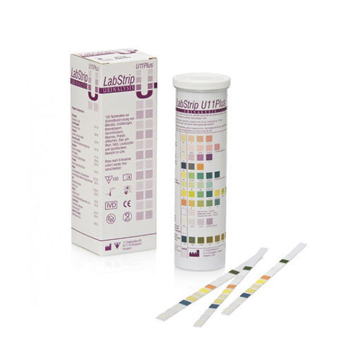 肝脏疾病试剂带 - LabStrip U11 Plus - 77 Elektronika - 多参数 / pH值 / 葡萄糖