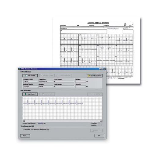 医疗控制软件 - HRR - Aerotel Medical Systems - 评估 / 用于医院 / 带心电图
