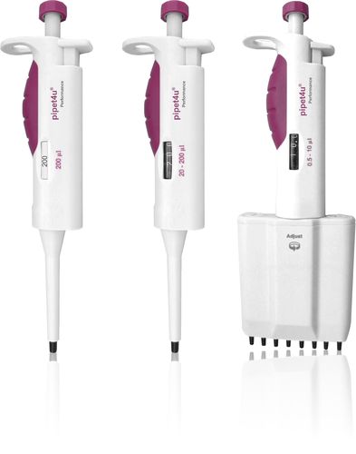 机械微量移液器 - pipet4u® Performance - AHN Biotechnologie   - 多通道 / 加压加热