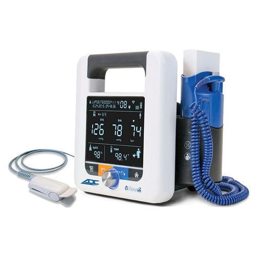 便携式多参数监护仪 - ADC® ADView® 2 - American Diagnostic  - 紧凑型 / 模块化 / 温度
