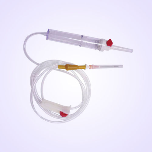 输血器 - TT series - Angiplast   - 聚氯乙烯 / 带滴水室 / 带龙头阀