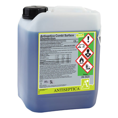 医用家具抗菌剂 - COMBI  - ANTISEPTICA - 对于土壤 / 液体 / 5000毫升