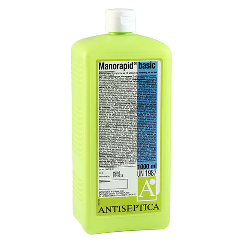500毫升消毒洗手液 - MANORAPID® BASIC - ANTISEPTICA - 1000mL / 150毫升
