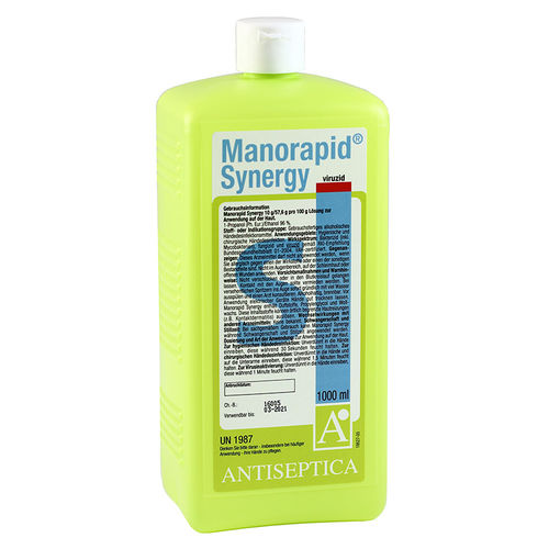 500毫升消毒洗手液 - MANORAPID® SYNERGY - ANTISEPTICA - 1000mL / 150毫升