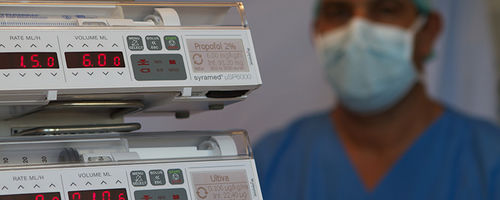 麻醉注射器泵 - Syramed®µSP6000 Premium  - Arcomed AG Medical Systems - 单通道 / TIVA