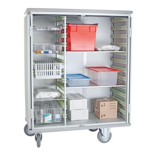 医用柜 - 3150 CR - Alvi - 搁板 / 带滑轮 / 带篮子