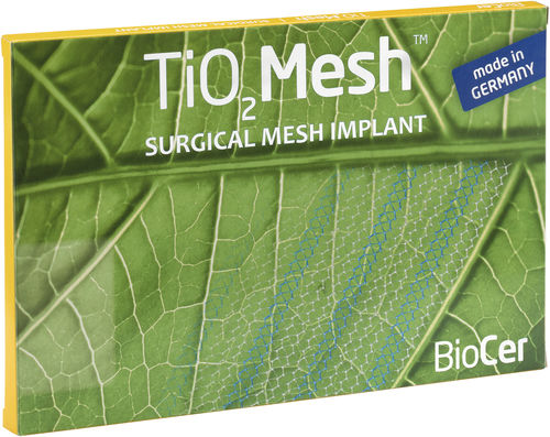 腹股沟疝补片 - TiO2Mesh™ / TiO2Mesh™ light - BioCer - 切口