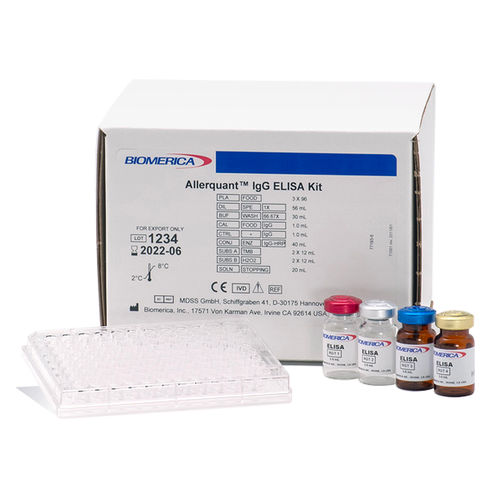 食品不耐受快速诊断套装 - 7187 - BIOMERICA  - IgG免疫球蛋白G / 血清 / ELISA