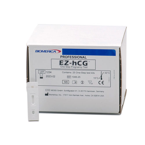 妊娠快速诊断检测 - EZ-hCG™ - BIOMERICA  - hCG / 尿液 / 免疫分析