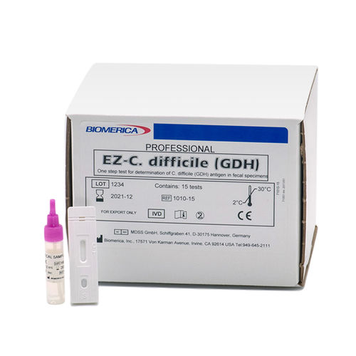 胃肠疾病快速诊断套装 - EZ-C. difficile™ - BIOMERICA  - 谷氨酸脱氢酶 / 梭菌 / 粪便