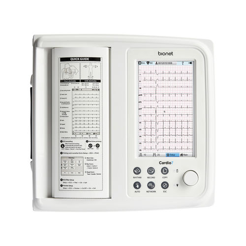 静息心电图仪 - Cardio7e - Bionet   - 12通道 / 数字 / 带打印机