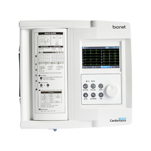 静息心电图仪 - CardioTOUCH 3000 - Bionet   - 12通道 / 数字 / 带打印机