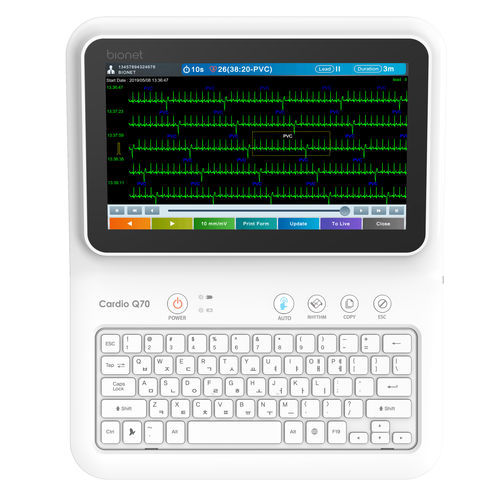 静息心电图仪 - Cardio Q70 - Bionet   - 压力测试 / 12通道 / 数字