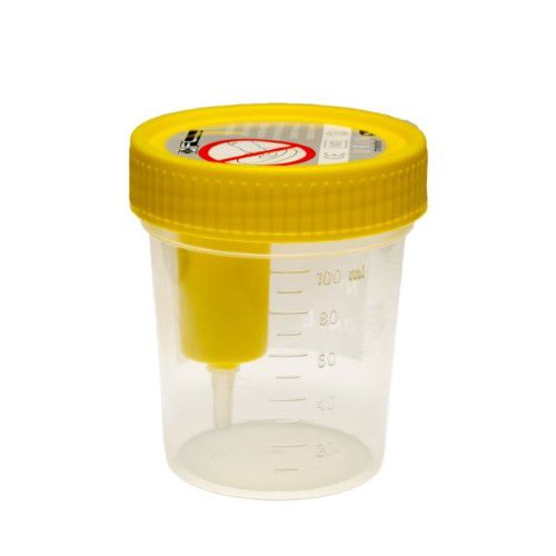尿液储存容器 - BSC199 - Biosigma  SPA - 聚丙烯 / 聚苯乙烯 / 螺旋式塞子