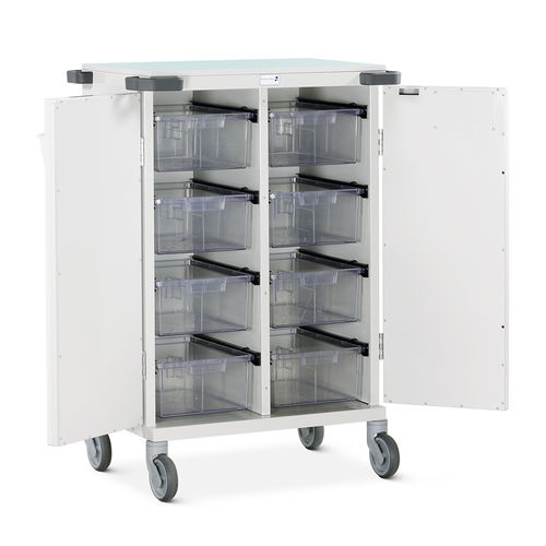 医院用推车 - PTS/HSB/PA24 - Bristol Maid Hospital Metalcraft - 药品 / 存储 / 药物分配