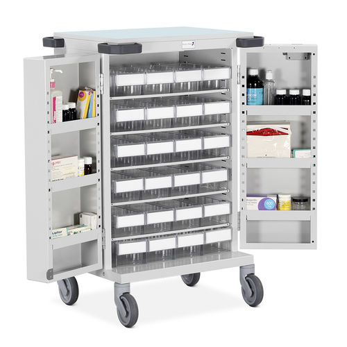医用推车 - PTS/HSB/LA16 - Bristol Maid Hospital Metalcraft - 医院用 / 药品 / 存储