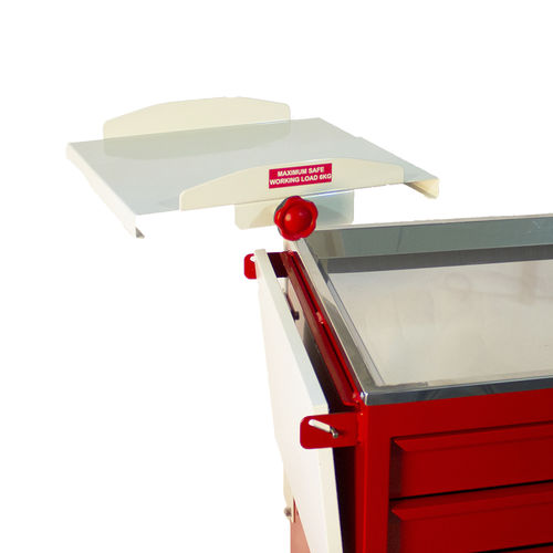医用托盘 - WT/DEFIB - Bristol Maid Hospital Metalcraft - 用于推车