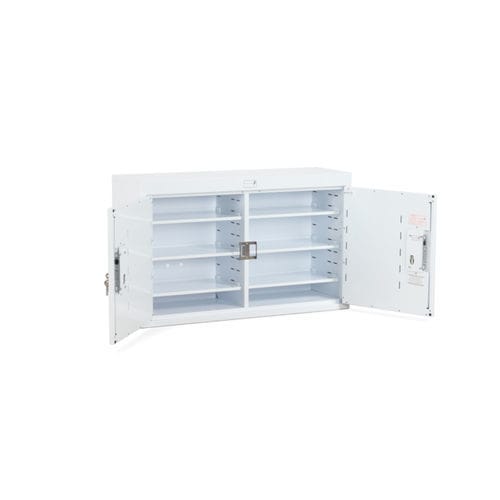 危险品柜 - PC836/FS/IND - Bristol Maid Hospital Metalcraft - 钥匙 / 药品 / 搁板