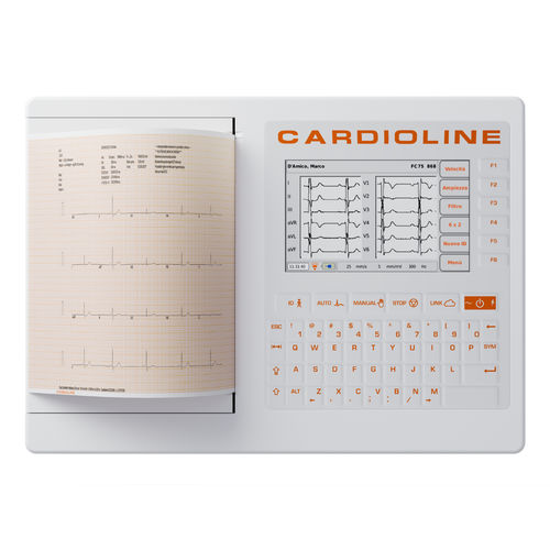 静息心电图仪 - ECG200S - Cardioline - 12通道 / 数字 / 带打印机