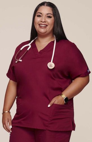 女式医用外套 - V-NECK - Cherokee Uniforms - L / XL / M