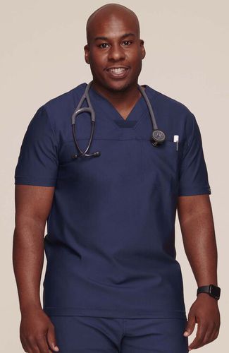 男式医用外套 - CK885 - Cherokee Uniforms - XXL / XXXL / 灰色