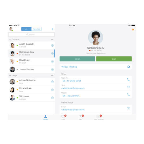 远程专家指导iOS应用程序 - Jabber® - Cisco Systems  - 共享 / 用于通信 / iOS