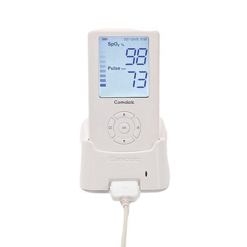 手持式脉搏血氧仪 - MD-620P - Comdek Industrial - 用于医院 / 电池驱动 / USB