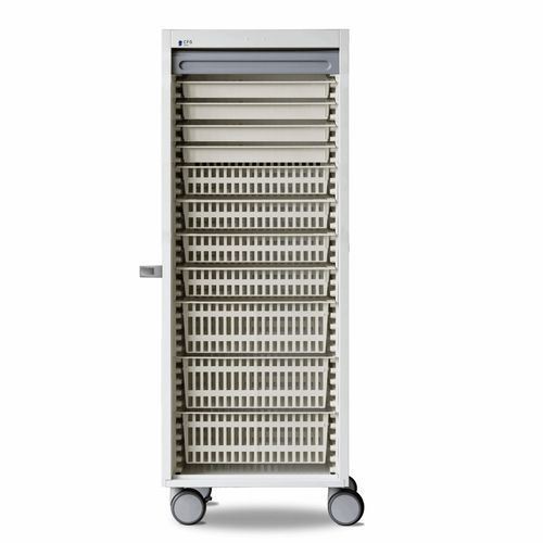 药物推车 - Space ISO-1H - Conf Industries - 药物分配 / 塑料 / 带抽屉