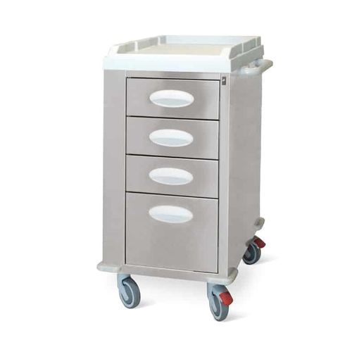 医用推车 - Mini Comfort - Conf Industries - 护理 / 不锈钢 / 4 屉式