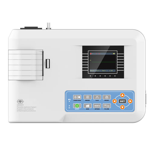 静息心电图仪 - ECG100G  - Contec Medical Systems - 单通道 / 数字 / 带打印机