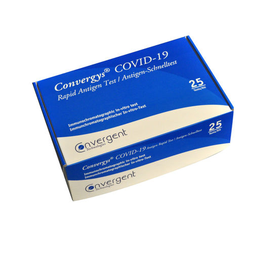 COVID-19新冠病毒快速诊断检测 - Convergys® - Convergent Technologies - 细胞核表面蛋白 / SARS-COV-2 / 鼻咽