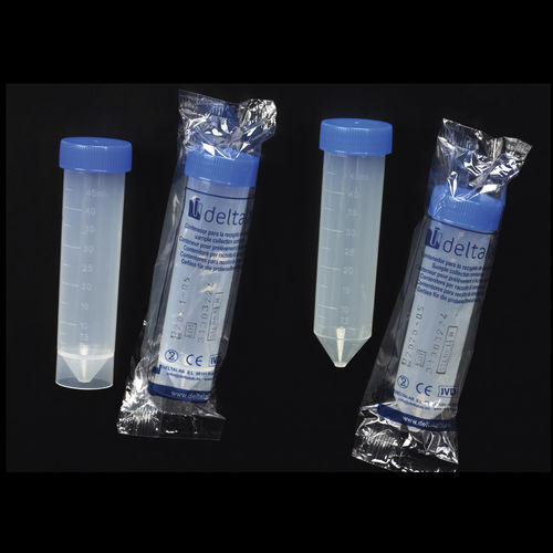 实验室试管 - EUROTUBO® - Deltalab - 微生物 / 锥形 / 聚丙烯