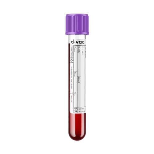实验室采样管 - PED - GED - Demophorius Healthcare - 圆柱 / 血液 / 塑料