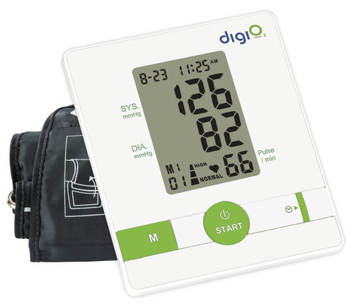 自动电子血压计 - 30 - 280 mmHg, 40 -199 bpm | DigiO2® - DigiO2 International Co., Ltd.