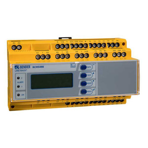 电力安全监护仪 - LINETRAXX® RCMS490-D - Bender - 用于医疗 IT 系统