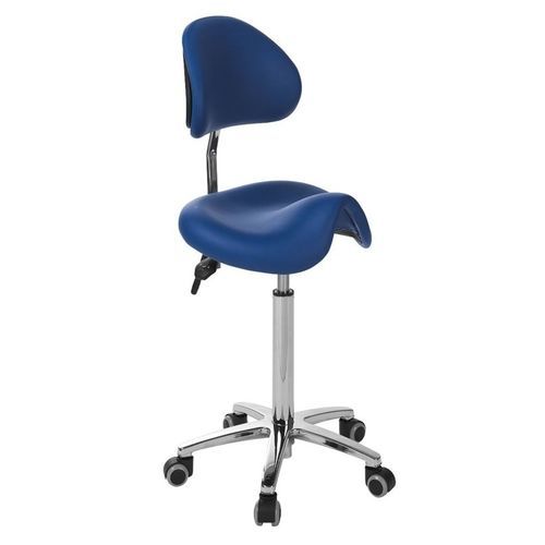 医用圆凳 - S4671 series - Ecopostural - 可调高度 / 倾斜 / 带椅背