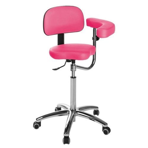 医用圆凳 - S5644 series - Ecopostural - 可调高度 / 气动 / 带椅背