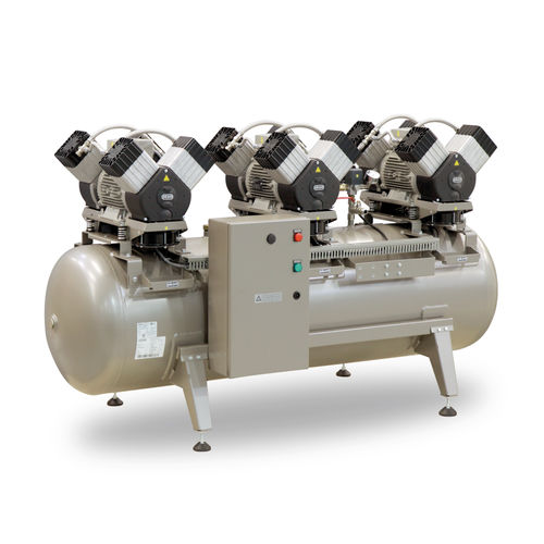 牙科空气压缩机 - DK50 3X4VR/M - EKOM spol - 模块化 / 多站式 / 带有空气干燥器