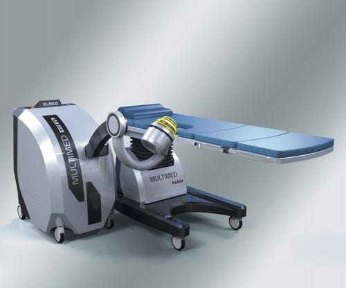 体外碎石仪 - Multimed EM™ - ELMED Medical Systems - 推车式 / 带有碎石台