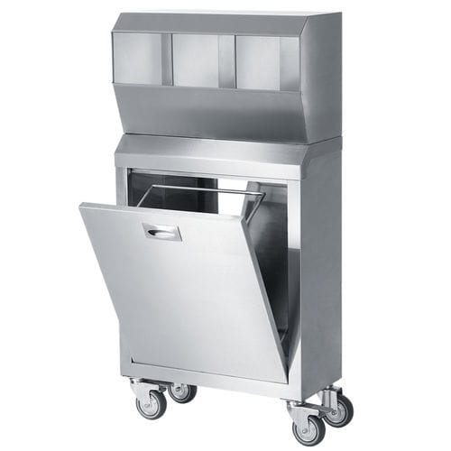 套鞋柜子 - ER-125 series - ERYIGIT Medical Devices  - 用于医院 / 搁板 / 带滑轮