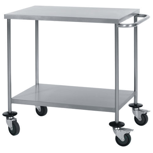 医疗器械包装桌 - ER-132 series - ERYIGIT Medical Devices  - 长方形 / 滑轮 / 不锈钢