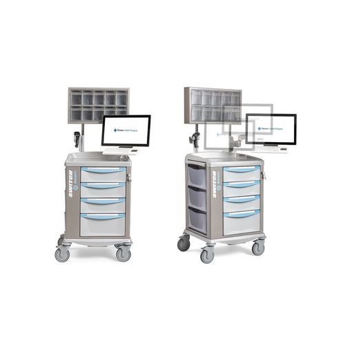 医用电脑推车 - SWITCH SMART - Favero Health Projects/意大利FAVERO医疗保健家具 - 带抽屉