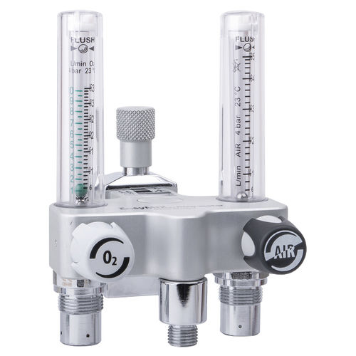 医用气体混合器 - EasyMIX® - Flow-Meter - 氧气 / 空气 / 带双流量计管