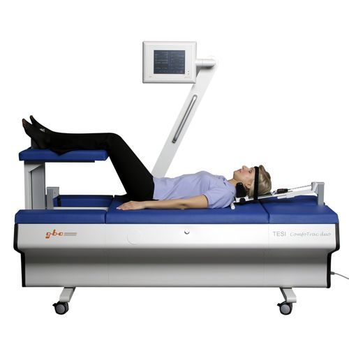 颈部和腰部牵引床 - TESI® ComfoTrac Duo - gbo Medizintechnik