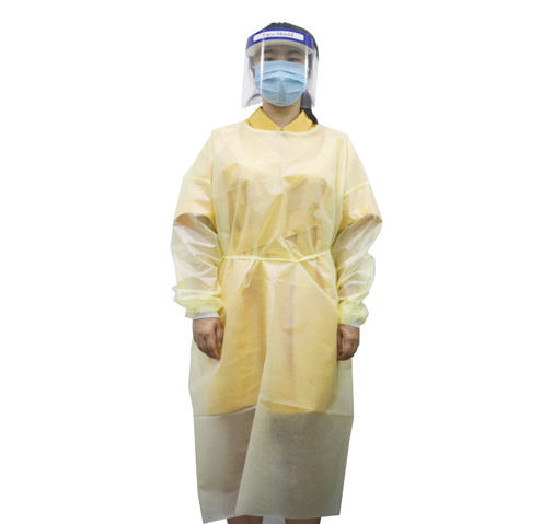女式外科手术服 - GC9002 series - GCMedica Enterprise - 聚酯材质 / 聚丙烯 / 黄色