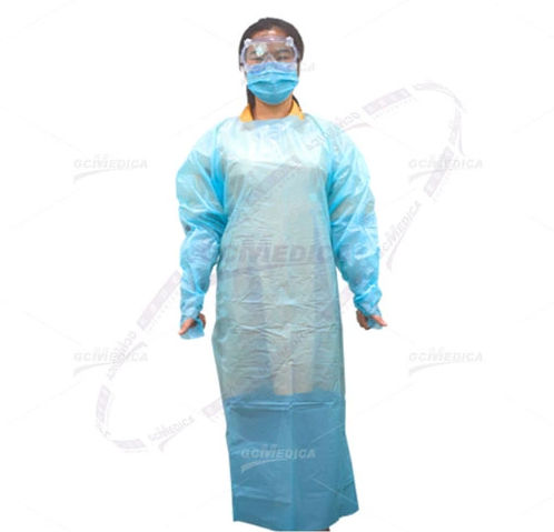 男式医用围裙 - GC9002A02 - GCMedica Enterprise - 聚丙烯 / 透气 / 蓝色