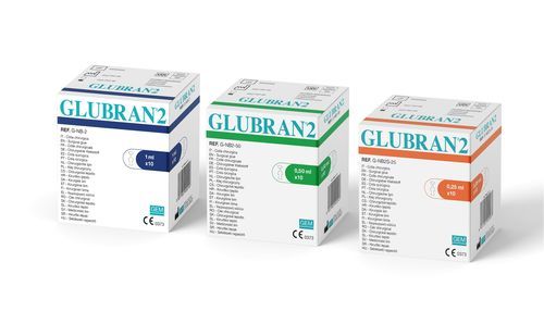 普通外科手术组织粘合剂 - Glubran® 2 - GEM - 用于血管外科手术 / 腹腔镜手术 / 2-氰基丙烯酸丁酯