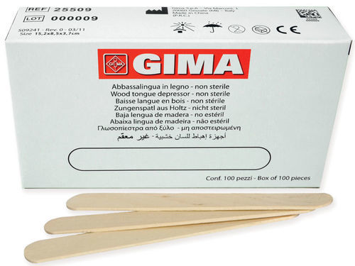 木制压舌板 - 25509 - GIMA
