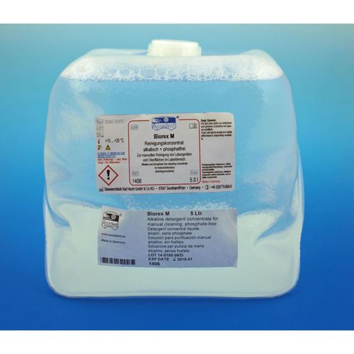 强碱性清洁剂 - Biorex M  - Glaswarenfabrik Karl Hecht - 液体 / 5000毫升 / 医疗器械