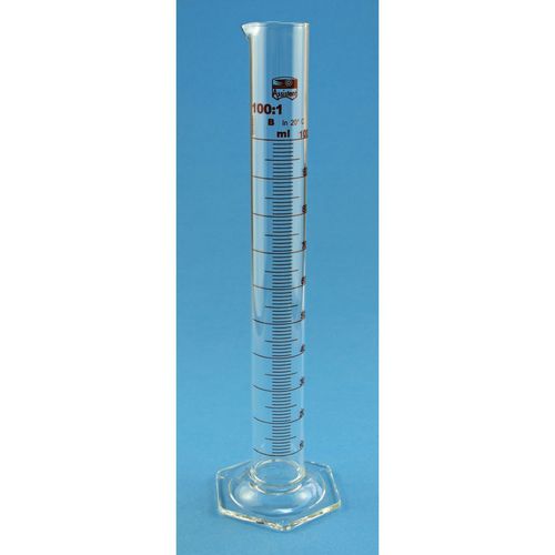 硼硅酸盐玻璃量筒 - 42180 series - Glaswarenfabrik Karl Hecht - 分度